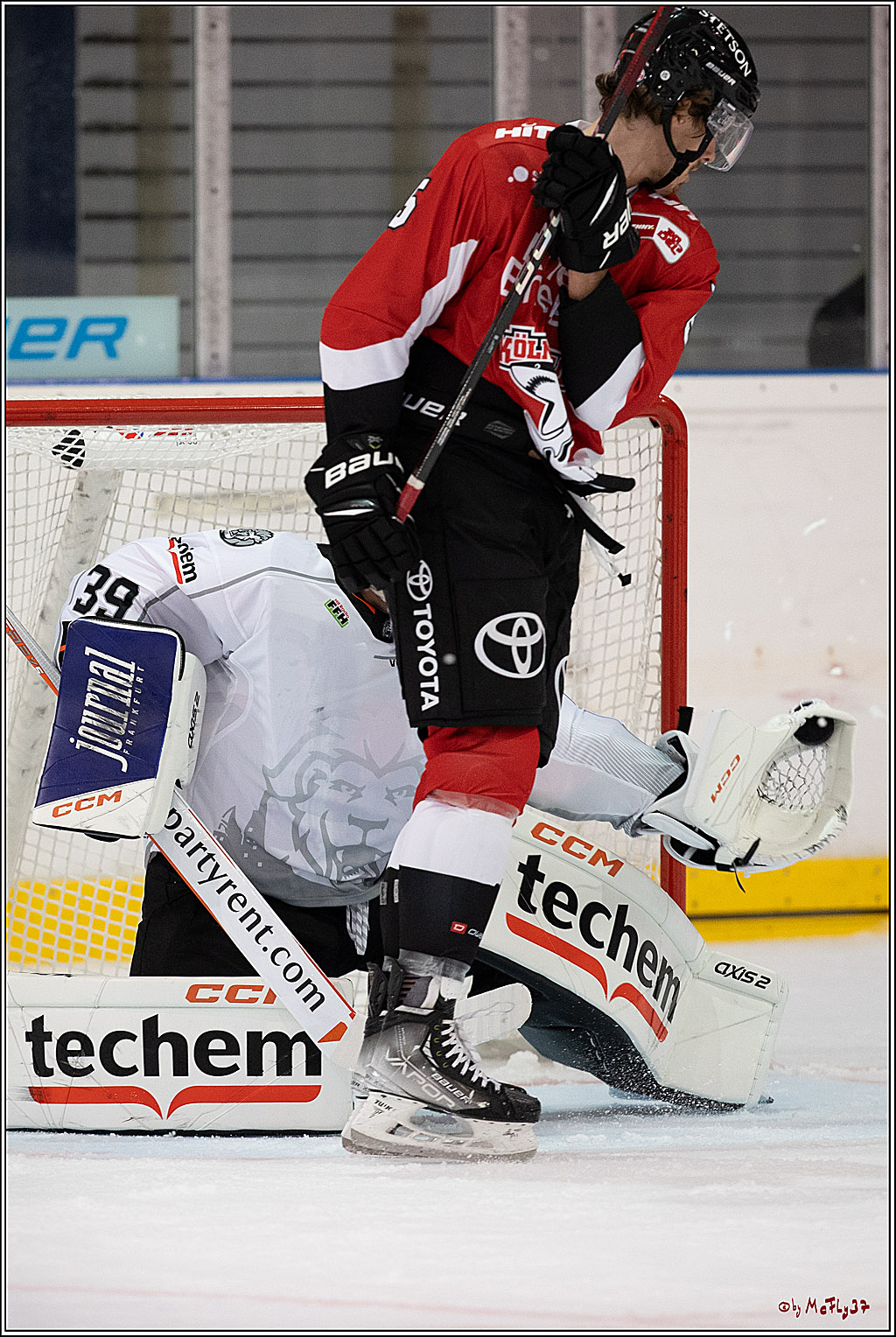 PENNY DEL 1. Testspiel Koelner Haie - Loewen Frankfurt; Koeln, 27.08.2023